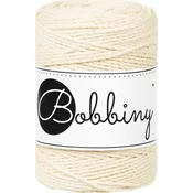 Bobbiny 3PLY Macramé Rope 1,5 mm 100 m Butter Yellow Vrvica