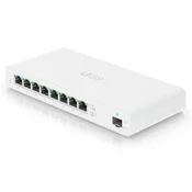 Ubiquity Switch (8) GbE RJ45 ports with 27V passive PoE output,1 SFP port