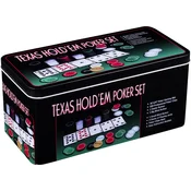 Poker set - 200 žetona za poker (metalna kutija)