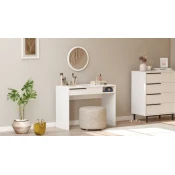 Hanah Home Sto za šminkanje 100x75x44,5cm Beli