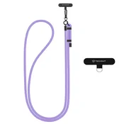 Vrvica za telefon Techsuit Crossbody Strap z nastavljivo dolžino - lux amethyst