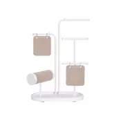 Songmics Stojalo za nakit 108x204x315 cm belo
