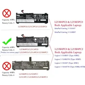 Baterija za Lenovo Legion 5-15IAH7 5-15ARH7 IdeaPad Gaming 3-15IAH7 3-15ARH7 TYPE A 15.44v 60wh
