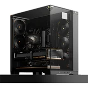 Thermalright A70 Mid-Tower kucište za PC s prozorom, bez napajanja, crno TR-A70