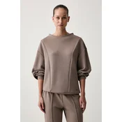 EA7 Emporio Armani Trenirka 7W000194 AF24375 U6100 Temno bež Relaxed Fit
