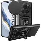 GS Oklepni ovitek za Honor Magic 6 Pro 5G, CamShield Slide, črn