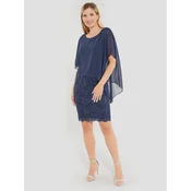 Swing Koktel haljina 77760410 Tamnoplava Regular Fit