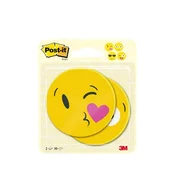 Samoljepljiva bilježnica, 2 x 30 listica, 70 x 70 mm, 3M POST-IT Emoji, razni znakovi 7100236592