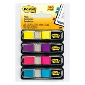 Oznaka stranice 3M Post-it 683-4AB plasticni indeks 12x43 mm jarko LPJ6834AB