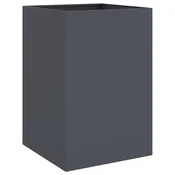 Vidaxl Cvetlično korito antracit 52x48x75 cm jeklo