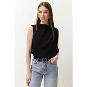 Trendyol Milla Ženska bluza, Crna
