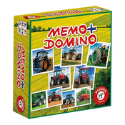 Traktorji Memo - Domino Družabna igra - Piatnik