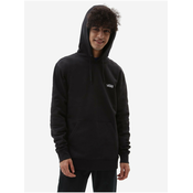 Mens Black Hooded Sweatshirt VANS Core Basic PO - Men