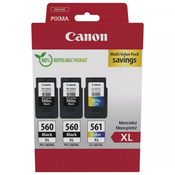 Komplet kartuš Canon 2x PG-560XL in 1x CL-561XL/Original