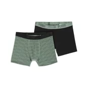 Mens Puma Printed Boxers (2-pack), Green, Size L, Clothing