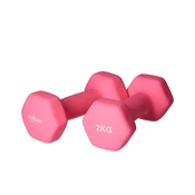 shumee Uteži - rumeneKomplet vadbenih uteži - roza, 2 kg