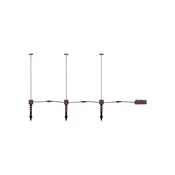 KASP 60 3xVanjska Podna Svjetiljka sa Šiljkom LED 3W IP65 3000K 210lm Corten NL9136495