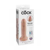 Pipedream King Cock - Dildo s premično kožico 15 cm, telesne barve