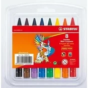 STABILO voščenke Yippy Wax Jumbo 1/8, 8 kom