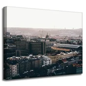 shumee Slika na platnu Arhitektura Mesto Pogled 50x40 c Ptičja perspektiva