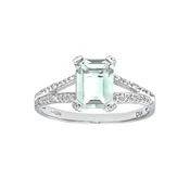 DIAMANT LETERNEL Prstan srebrna