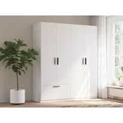 Ormar Bristol 203 Bijela, 210x180x54cm, Porte guardarobaVrata ormari: Klasicna vrata