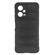 MaxMobile maskica za Xiaomi Redmi Note 12 5G / Poco X5 HARD PROTECTION WAVES: crna