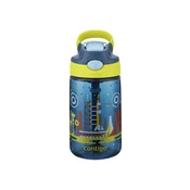 Otroška steklenička Contigo Gizmo Flip 420 ml, modra, Nautical Space