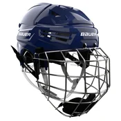 Hokejska čelada Bauer RE-AKT 70 Combo Navy Senior L