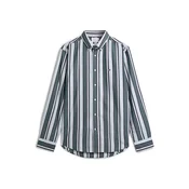 TOMMY HILFIGER Srajca Regular Fit Multicolour Stripe smaragd/meta/bela