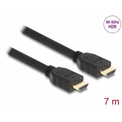Delock Visokohitrostni kabel HDMI, 48 Gb/s, 8K 60 Hz, črn, 7 m