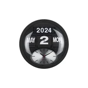 Stenska ura Karlsson Round Flip 32,5 cm