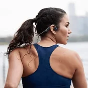 SHOKZ Shokz OpenMove slušalke, vratni trak, Bluetooth, siva