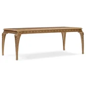 Casa Padrino luxury baroque dining table gold - Rectangular baroque style kitchen table - Luxury baroque dining room furniture - Baroque dining room furniture