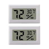 INF Mini LCD higrometer/termometer bel 2-paket, (21265127)