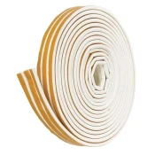 shumee Gumijasto tesnilo za PVC okna in vrata, belo, E profil, 2x3m
