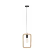 Luster na sajli OSTOR 1xE27/40W/230V bež/crna