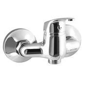 AQUALINE 35 stenska armatura 3/4, razmik 100 mm, brez izliva, krom - Chrome - Aqualine - AQUALINE 35 - 48 - Medeninasti - Vzvod - Krožni - 100 - 55 - 14