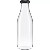 Weck univerzalna steklenica 1 l, črn pokrovček