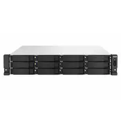 QNAP TS-h1887XU-RP NAS Rack (2U) Ethernet LAN Black, White E-2334