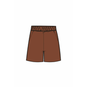 WOMENS SHORTS L-SH-4013 BROWN