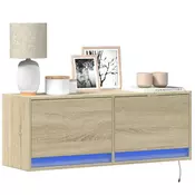Zidni TV ormaric LED boja hrasta sonome 100 x 31 x 38 cm