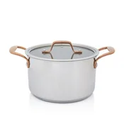 Metalac inox duboka šerpa sa staklenim poklopcem 20cm ( 387166 )