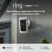 Ring Outdoor Camera Plus zunanja nadzorna kamera Akku, 2K