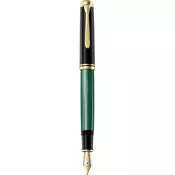 Pelikan nalivno pero Souveran M800, črno-zelen, F konica