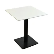 shumee Miza za kavarne in restavracije, vodoodporna HPL 12 mm, 65x65 cm, snežno bela