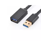 Ugreen USB Extension Cable US129 USB 3.0 (F) to USB 3.0 (M), Gold-Plated Connectors, 2m, Black 10373 - 6957303813735