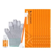 K&F 2 in 1 kit 16mm Double-Headed Cleaning Stick Set for CMOS APS-C Frame Sensor*10pcs+1*20ml cleani
