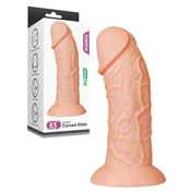 8.5” Realistic Curved Dildo