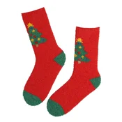 Sokisahtel Nogavice BUDAPEST warm Christmas socks rdeča